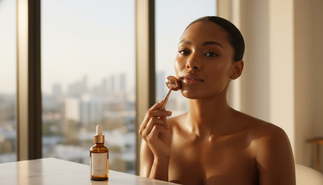 The Sacred Alchemy: Unveiling the Benefits of Kansa Wand with Face Oil for Luminous Skin