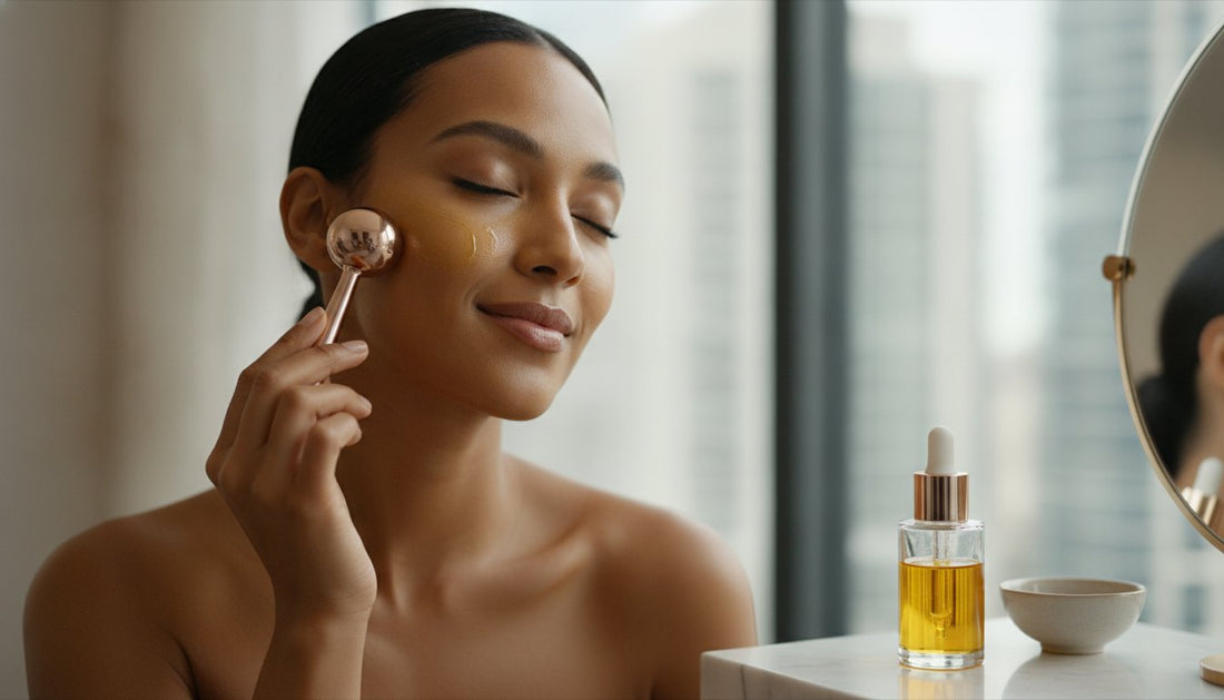 The Sacred Synergy: Using Face Oil with a Kansa Wand for Alchemical Radiance