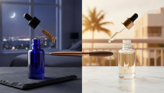 Midnight Elexir vs Saffron Glow Oil: A Sacred Comparison of Radiance