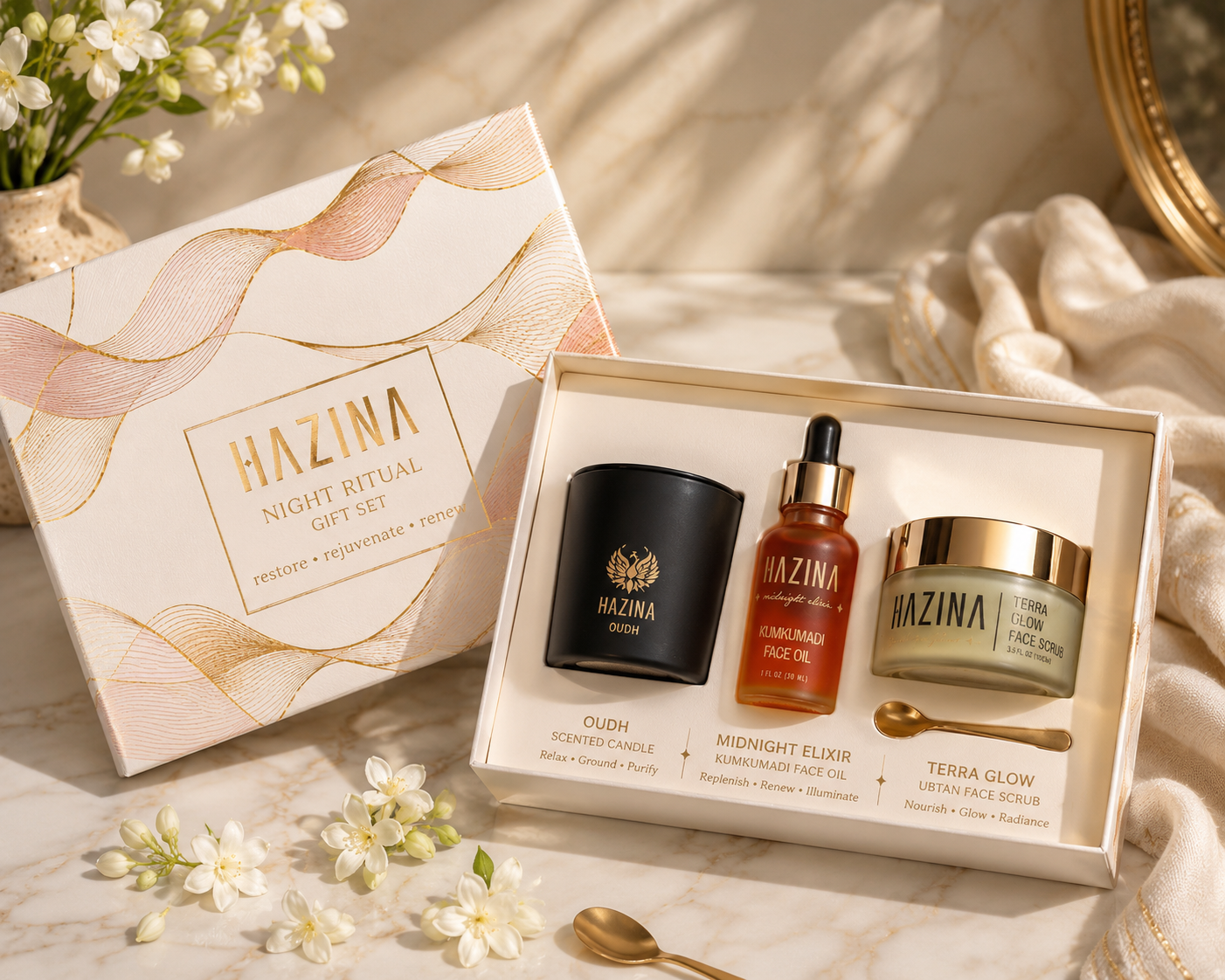 THE NIGHT RITUAL SET - AYURVEDIC EVENING RITUAL